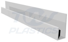 V-Groove Cladding U-Channel x 5m White