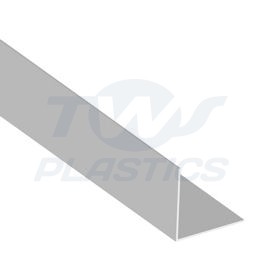 White 100mm x 100mm x 5m Rigid Angle