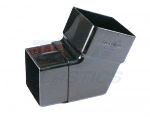 Square Line Black 112 Degree Offset Bend