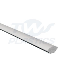 Window Trims 12mm Quadrant x 5m White 
