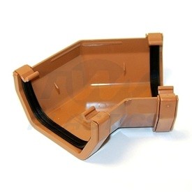Square Line Caramel 135 Degree Gutter Angle