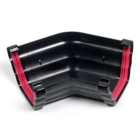 Ogee Black 135 Degree Gutter Angle