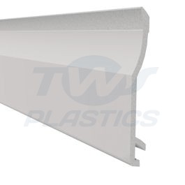 Shiplap Cladding 150mm x 6m White
