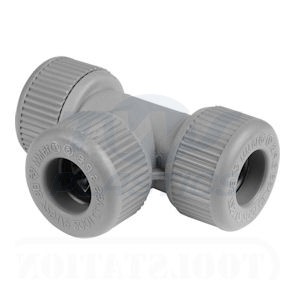 Grey 10mm Equal Tee 