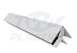 Shiplap And V-Groove Cladding Corner Trim 2 Part x 5m White