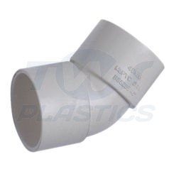 Solvent Weld Waste Pipe 40mm 45 Degree Bend