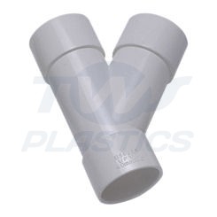 Solvent Weld Waste Pipe 40mm 45 Degree Branch