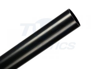Half Round Black 2.75m Down Pipe 