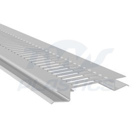 80mm H Vent Strip x 5m White