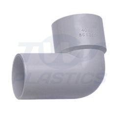 Solvent Weld Waste Pipe 40mm 90 Degree Street Bend