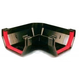 Square Line Black 90 Degree Gutter Angle