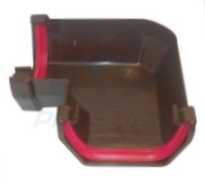 Square Line Brown 135 Degree Gutter Angle