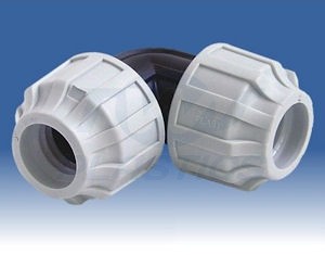 20mm MDPE Compression 90 Elbow
