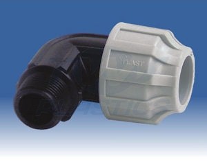 20mm x 1/2" Male Compression 90 Elbow