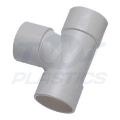 Solvent Weld Waste Pipe 50mm 90 Degree Swept Tee