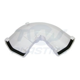 Square Line White Adjustable Gutter Angle