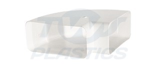 Rectangular Duct Horizontal 90d Bend 