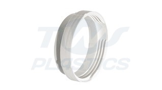 Threaded Duct Hose Connector 100mm White