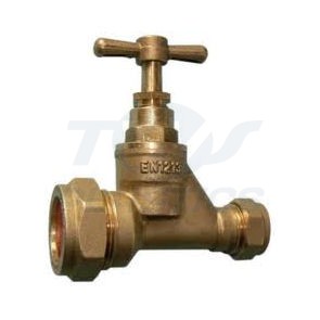 Brass Stopcock 20mm - 15mm