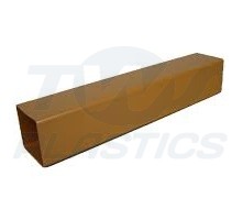 Square Line Caramel 4m Down Pipe