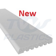 White Architrave 45mm x 12mm Thick x 5m