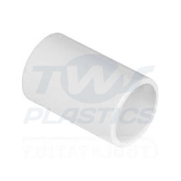 Overflow Waste Pipe Coupler 21.5 White