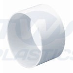 Dormus Vent Hose Connector 100mm White