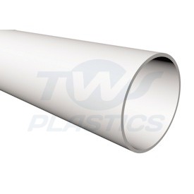 Half Round White 2.75m Down Pipe