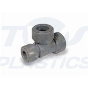 Grey Reduced Tee 22mm x 15mm x 22mm