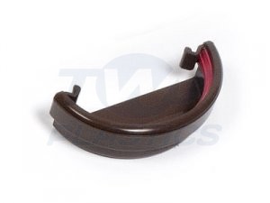 Half Round Brown External Stopend