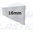 White 16mm Flat Fascia Board 250mm x 5m fmf250