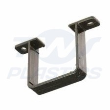 Square Line Black Flush Clip