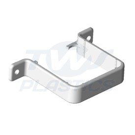 Square Line Flush Clip White