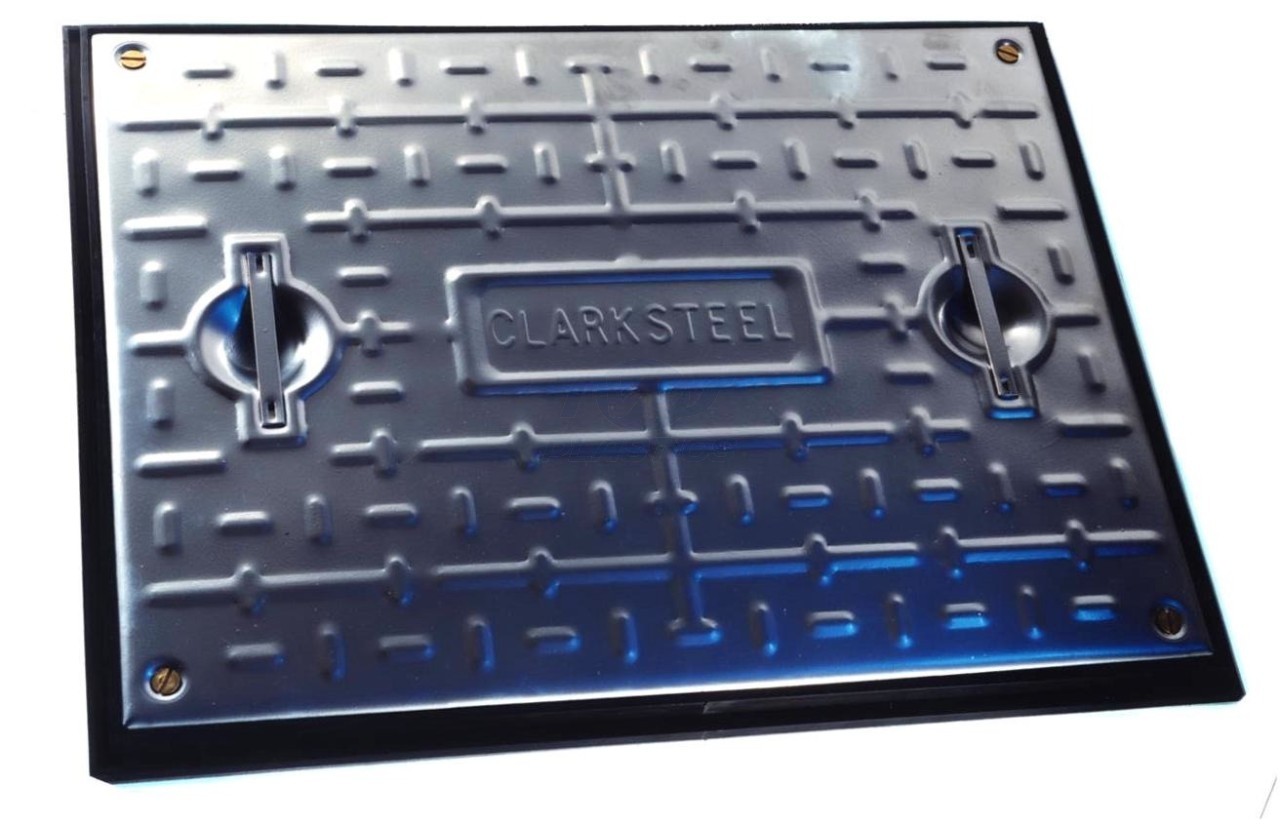 Manhole Drain Cover 600mm x 450mm Sealed Screw Down Cover & Frame 4trame 