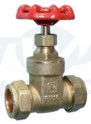 Brass Stopcock 28mm VGZ drz Gate Valve