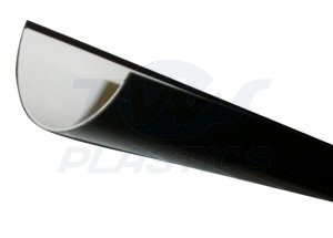 Half Round Black 5m 112mm Gutter