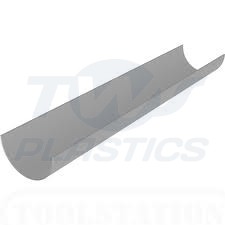 Half Round Grey 4m Gutter