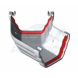 Ogee White 135 Degree Gutter Angle