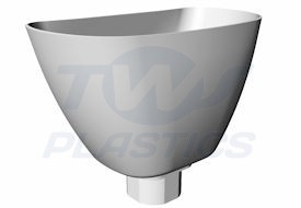 Rain Water Hopper White