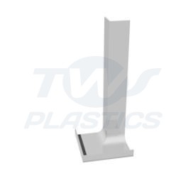 Fascia Board Internal Corner 300mm White 