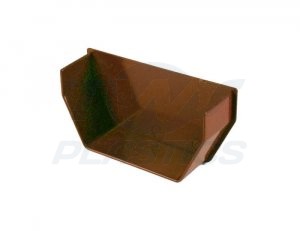 Square Line Brown Internal Stopend