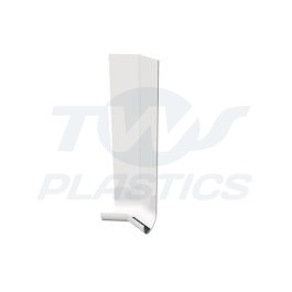 Bull Nose Magnum Fascia 135d External Corner White
