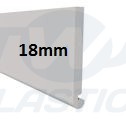 Bull Nose Magnum Fascia 405mm x 1m White Box End Board 