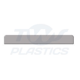 Fascia Board Large End Cap 300mm White