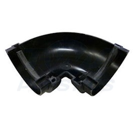 Mini Guttering 90d Gutter Angle 75mm ( Black Only )