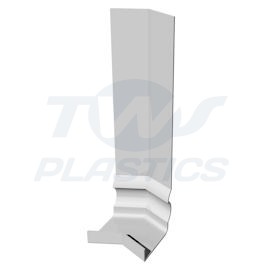 Ogee Fascia Board 135d External Corner White