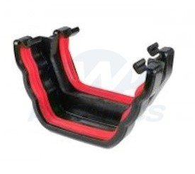 Ogee Black to Square line Gutter Joiner 