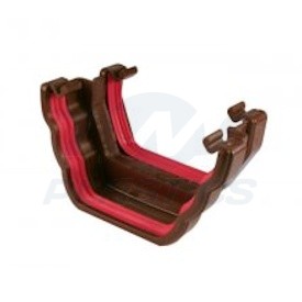 Ogee Brown to Square Line Gutter Adaptor