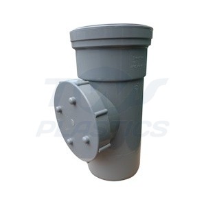 Soil Pipe Pushfit 110mm Single Socket Access Pipe