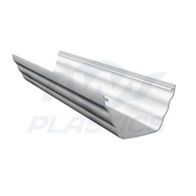 Ogee White 4m Gutter